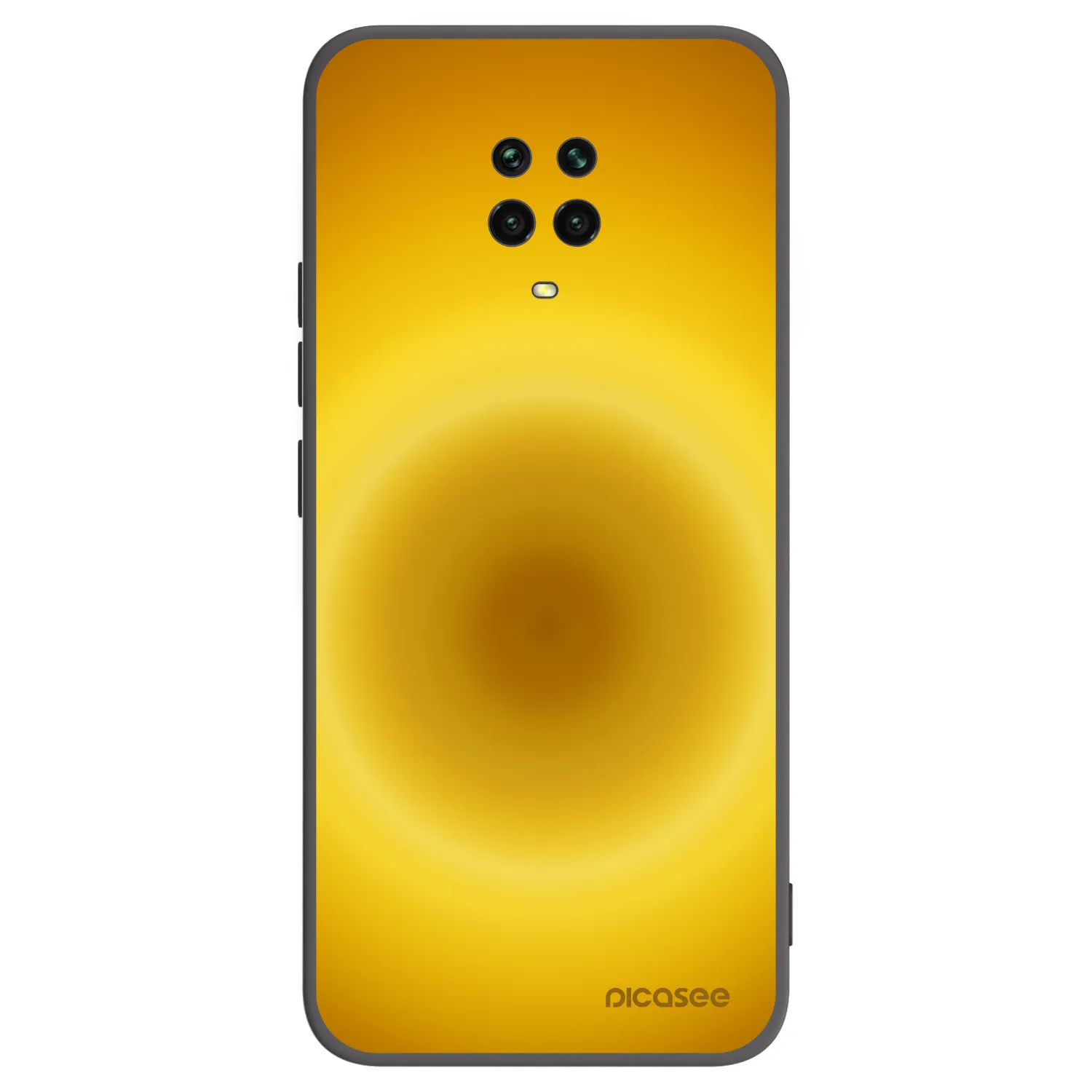 Picasee Xiaomi Redmi Note 9S Hülle - Schwarzes Silikon - Solar Pulse