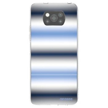 Picasee Xiaomi Poco X3 Hülle - Schwarzes Silikon - Static Lines