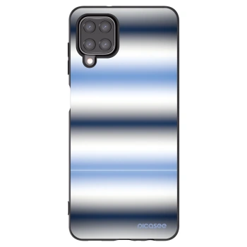 Picasee Samsung Galaxy M12 M127F Hülle - Schwarzes Silikon - Static Lines