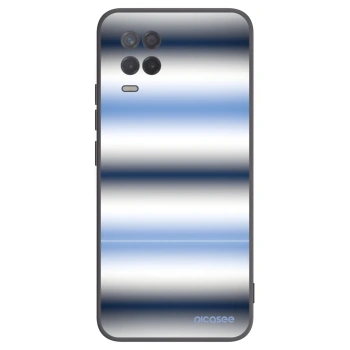 Picasee Realme 8 5G Hülle - Schwarzes Silikon - Static Lines