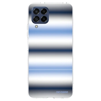 Picasee Samsung Galaxy M53 5G Hülle - Transparentes Silikon - Static Lines