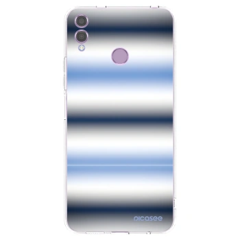 Picasee Honor 8X Hülle - Transparentes Silikon - Static Lines