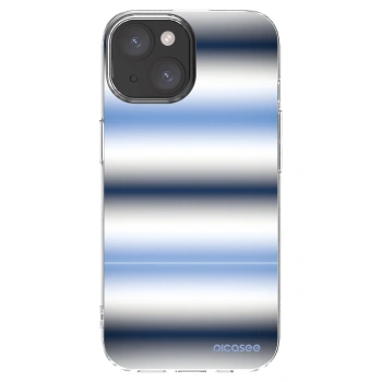 Picasee Apple iPhone 15 Hülle - Transparentes Silikon - Static Lines