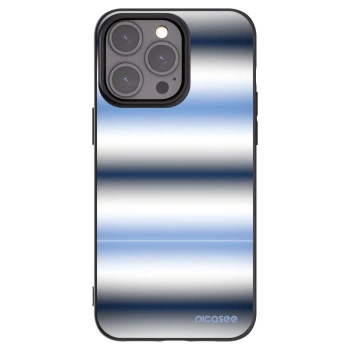 Picasee Apple iPhone 15 Pro Max Hülle - Schwarzes Silikon - Static Lines