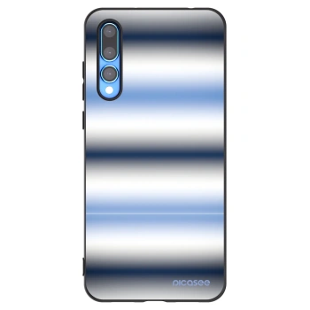 Picasee Huawei P20 Pro Hülle - Schwarzes Silikon - Static Lines