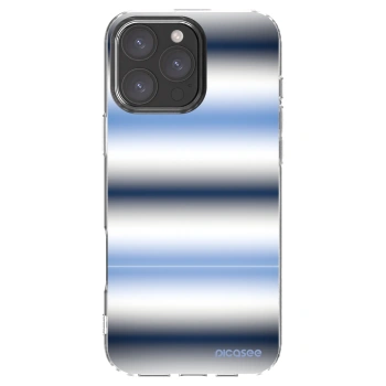Picasee Apple iPhone 16 Pro Max Hülle - Transparentes Silikon - Static Lines