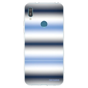 Picasee Huawei Y6 2019 Hülle - Transparentes Silikon - Static Lines