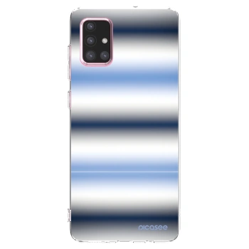 Picasee Samsung Galaxy A71 A715F Hülle - Transparentes Silikon - Static Lines