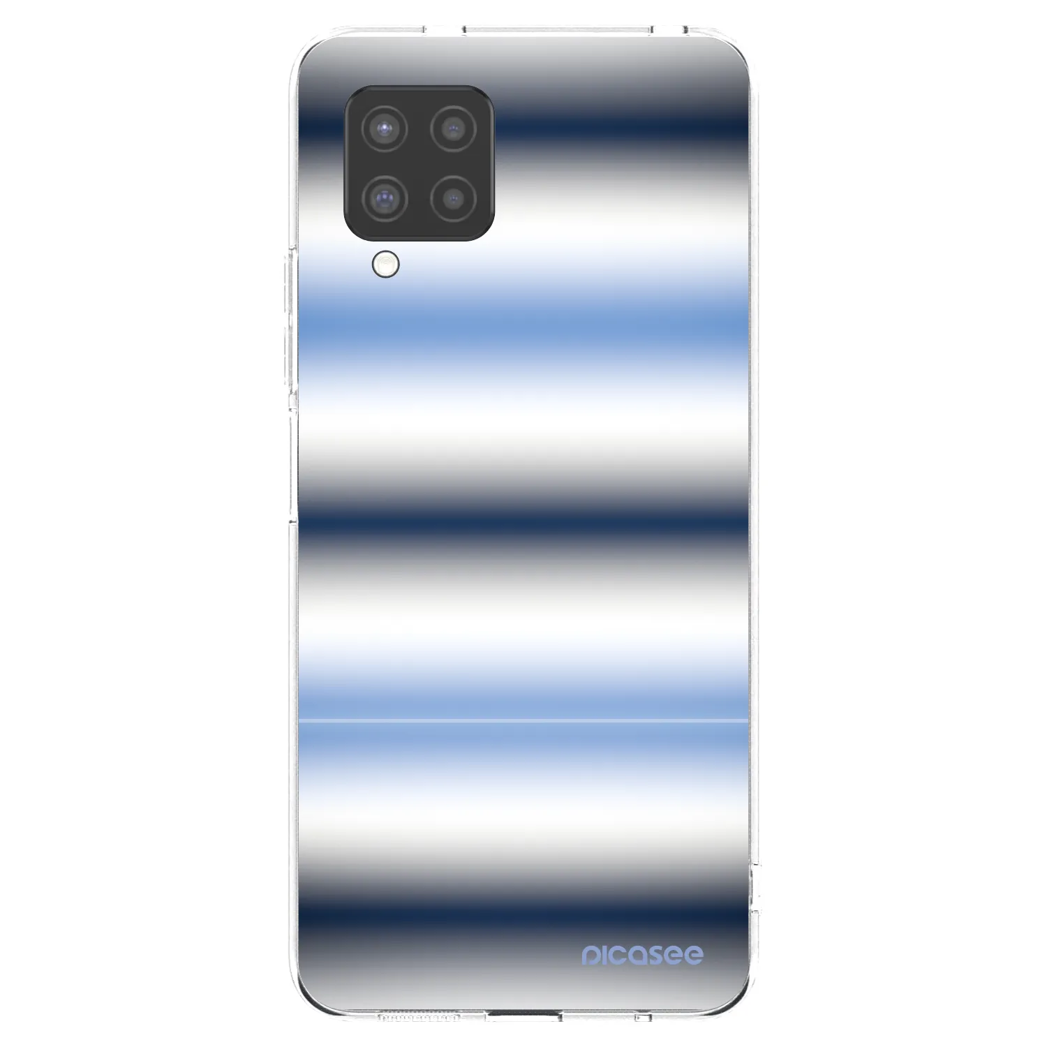 Picasee Samsung Galaxy A42 A426B Hülle - Transparentes Silikon - Static Lines