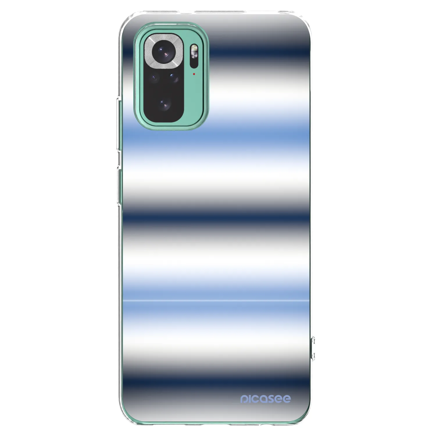 Picasee Xiaomi Redmi Note 10 Pro Hülle - Transparentes Silikon - Static Lines