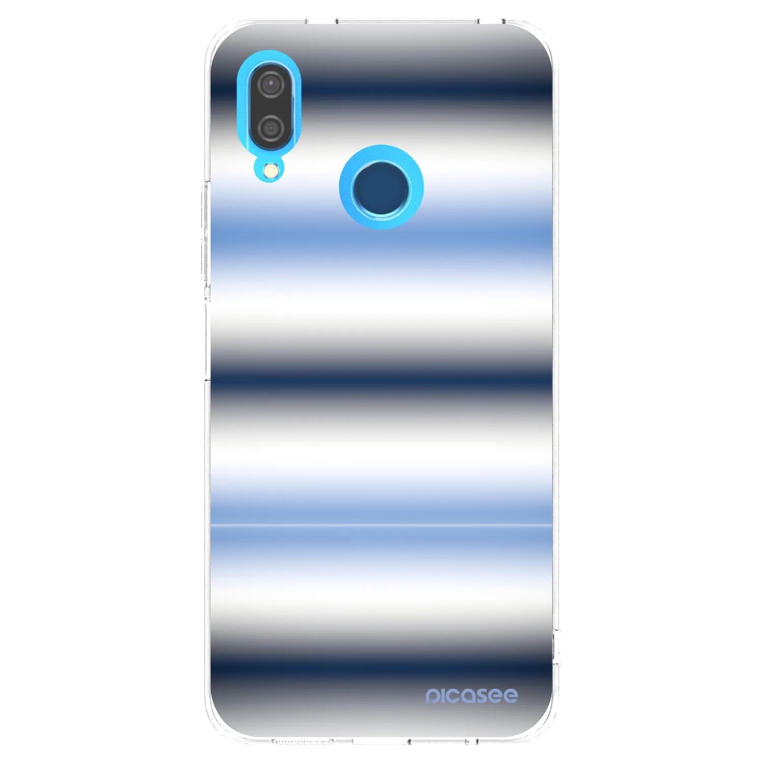 Picasee Huawei P20 Lite Hülle - Transparentes Silikon - Static Lines