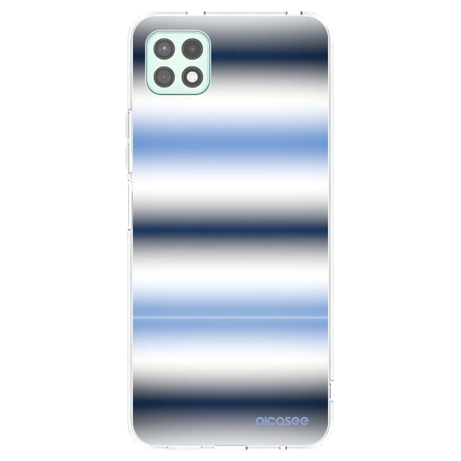 Picasee Samsung Galaxy A22 A226B 5G Hülle - Transparentes Silikon - Static Lines