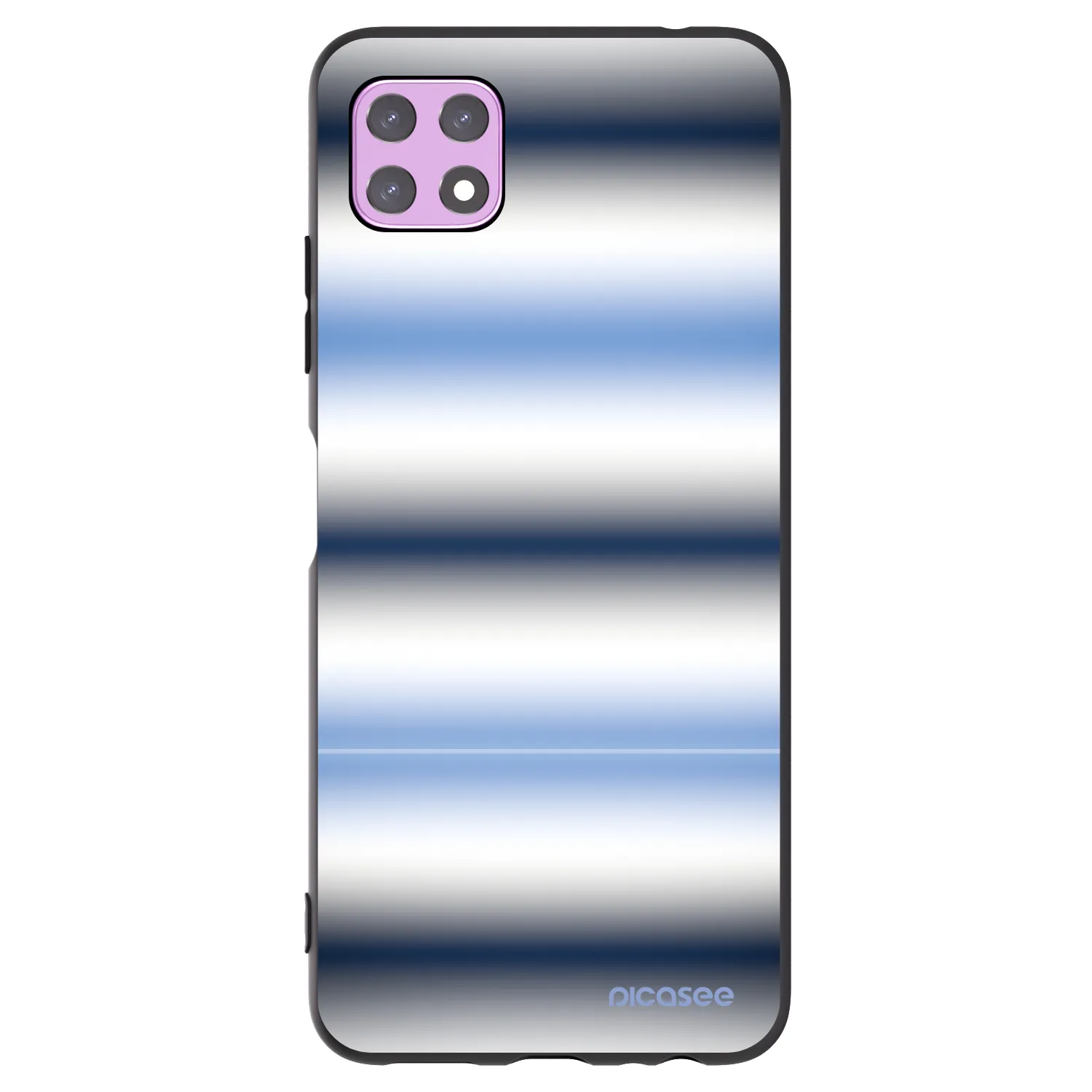 Picasee Samsung Galaxy A22 A226B 5G Hülle - Schwarzes Silikon - Static Lines