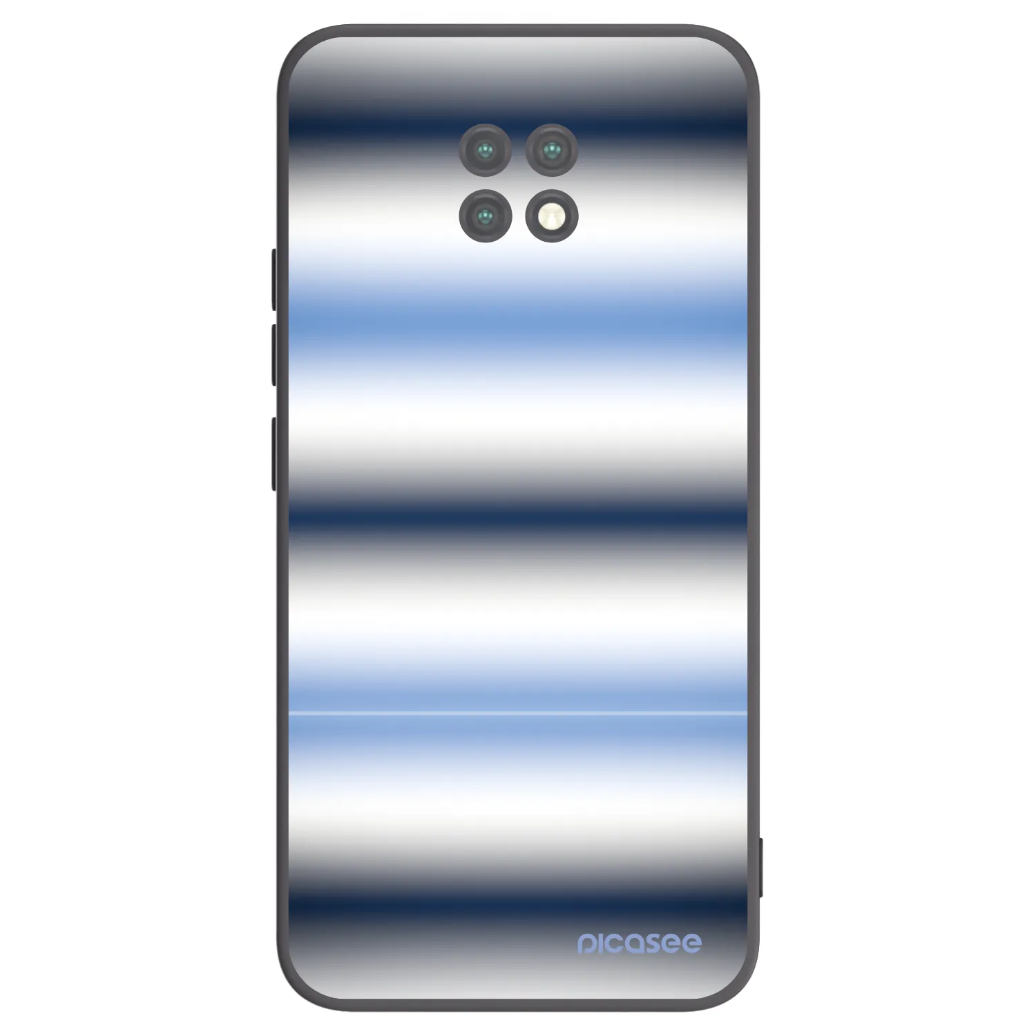 Picasee Xiaomi Redmi Note 9T Hülle - Schwarzes Silikon - Static Lines