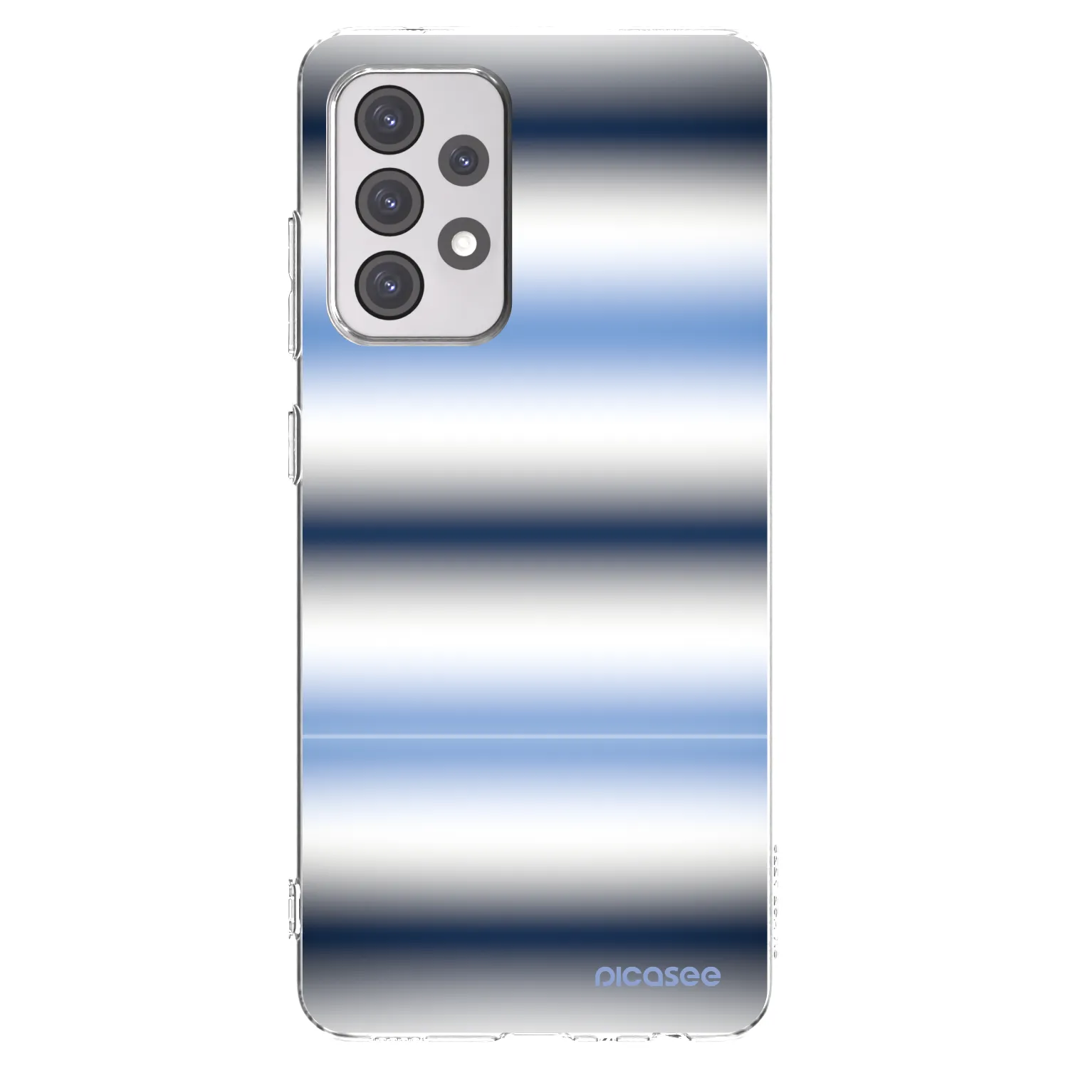 Picasee Samsung Galaxy A52s 5G A528B Hülle - Transparentes Silikon - Static Lines