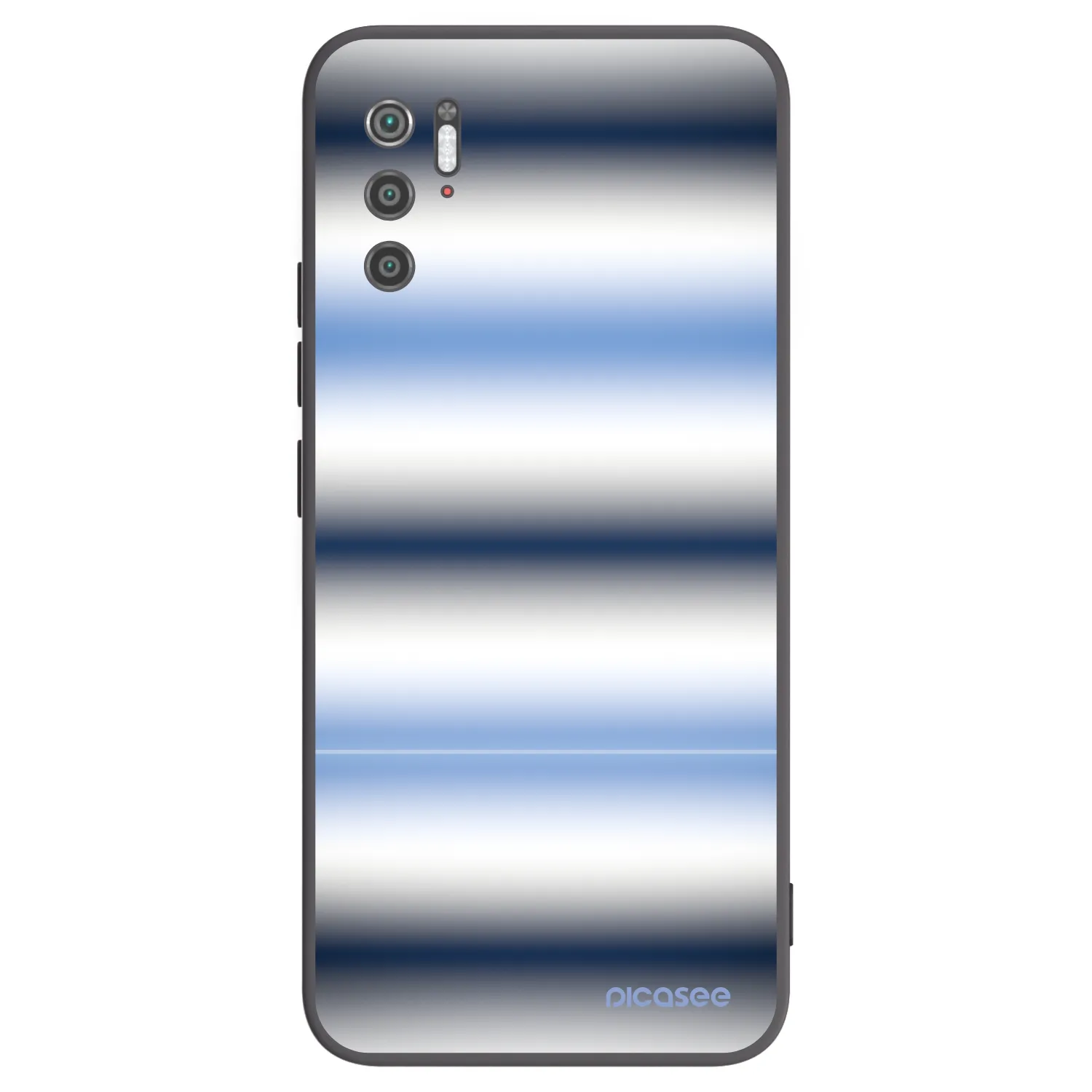 Picasee Xiaomi Poco M3 Pro 5G Hülle - Schwarzes Silikon - Static Lines