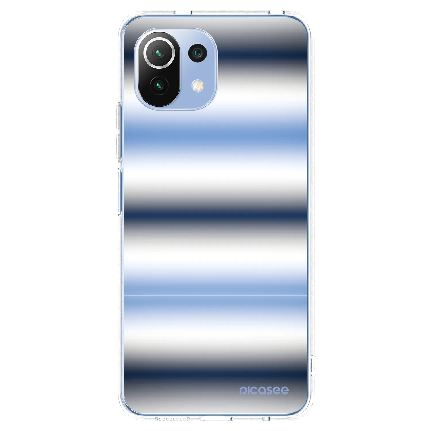 Picasee Xiaomi 11 Lite 5G NE Hülle - Transparentes Silikon - Static Lines
