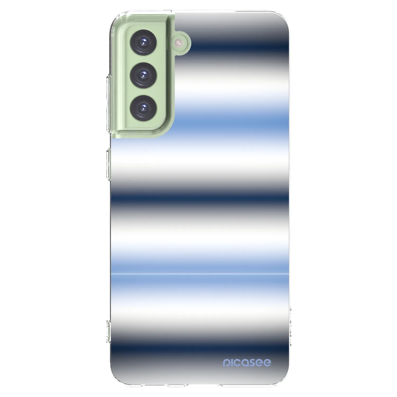 Picasee Samsung Galaxy S21 FE 5G Hülle - Transparentes Silikon - Static Lines