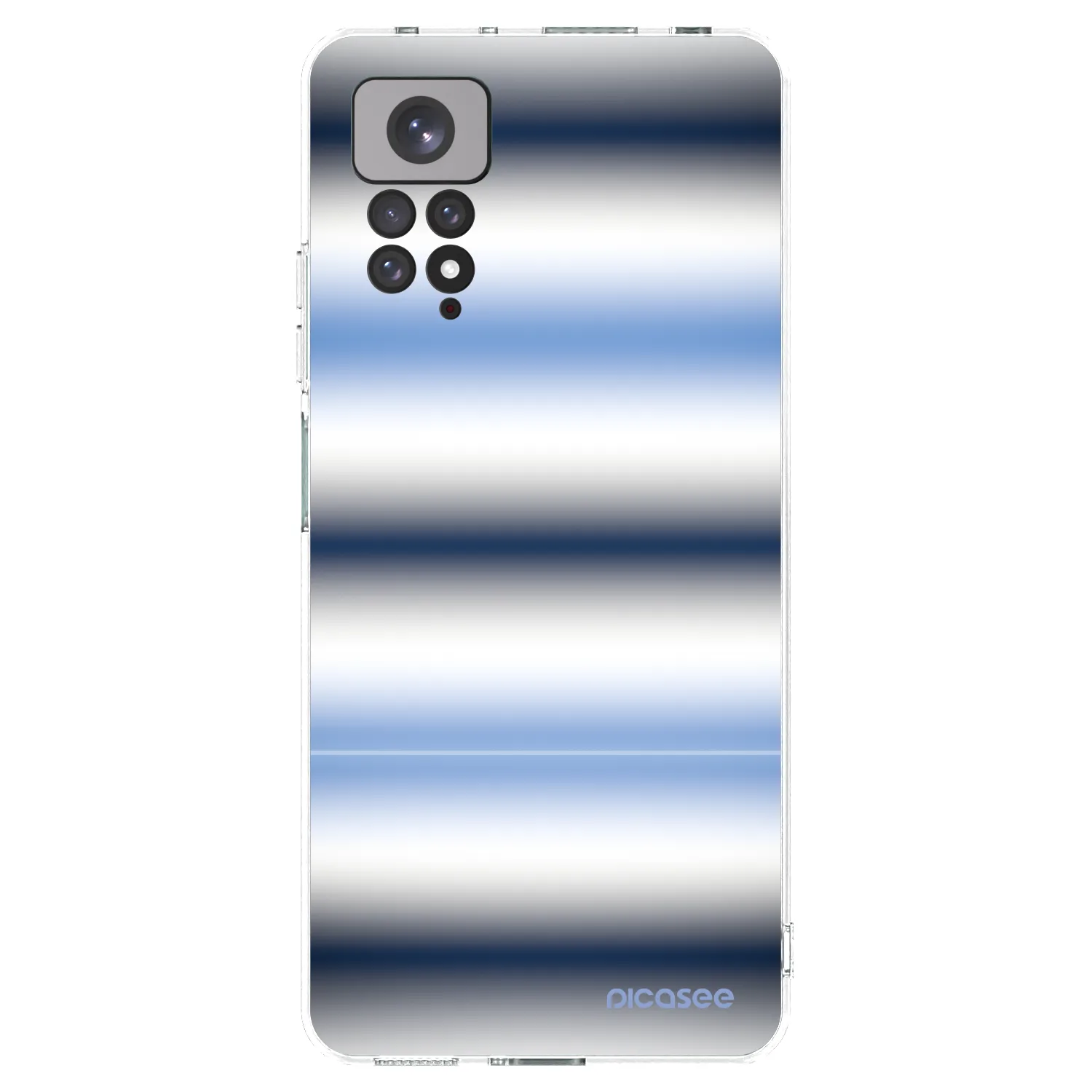Picasee Xiaomi Redmi Note 11 Hülle - Transparentes Silikon - Static Lines