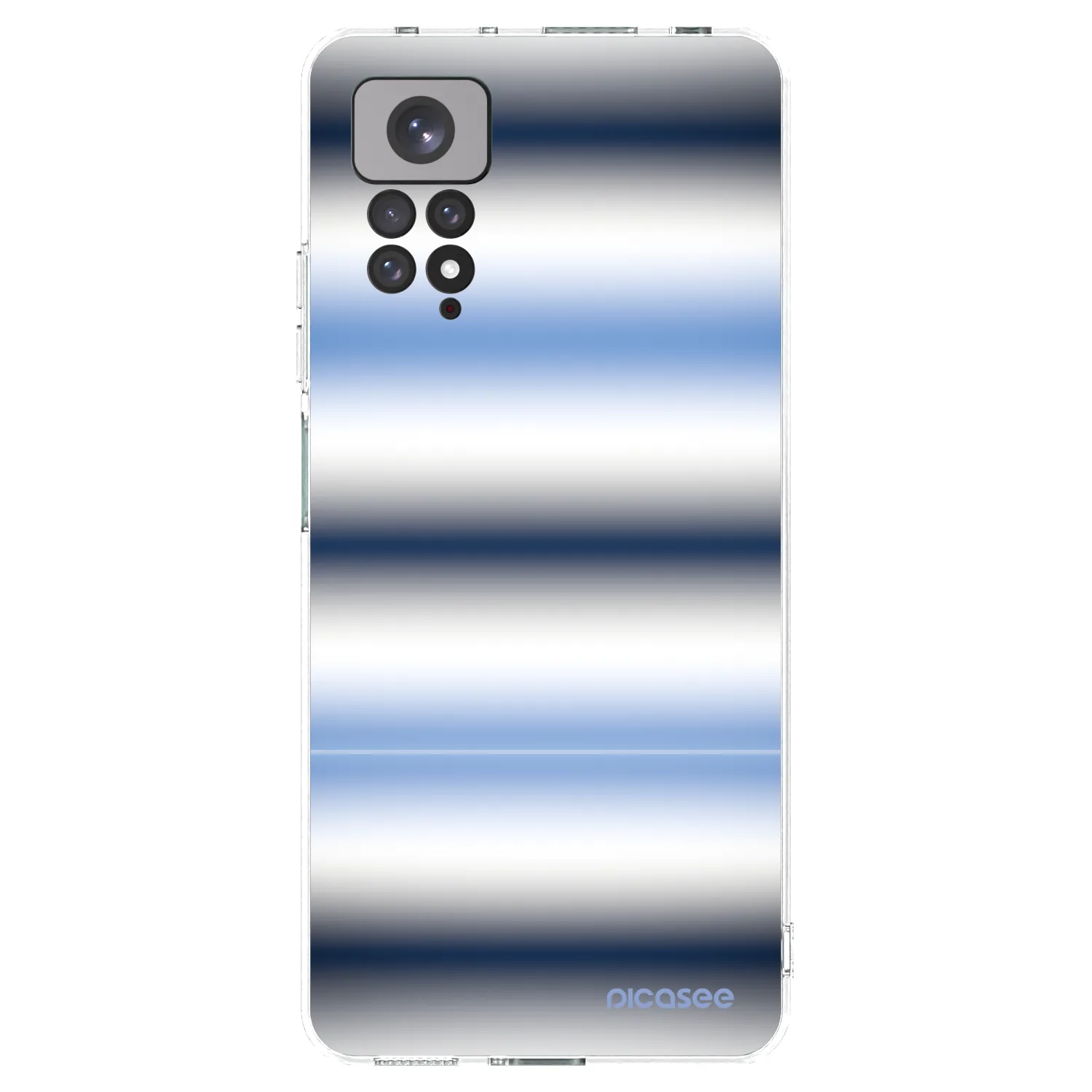 Picasee Xiaomi Redmi Note 11S 4G Hülle - Transparentes Silikon - Static Lines