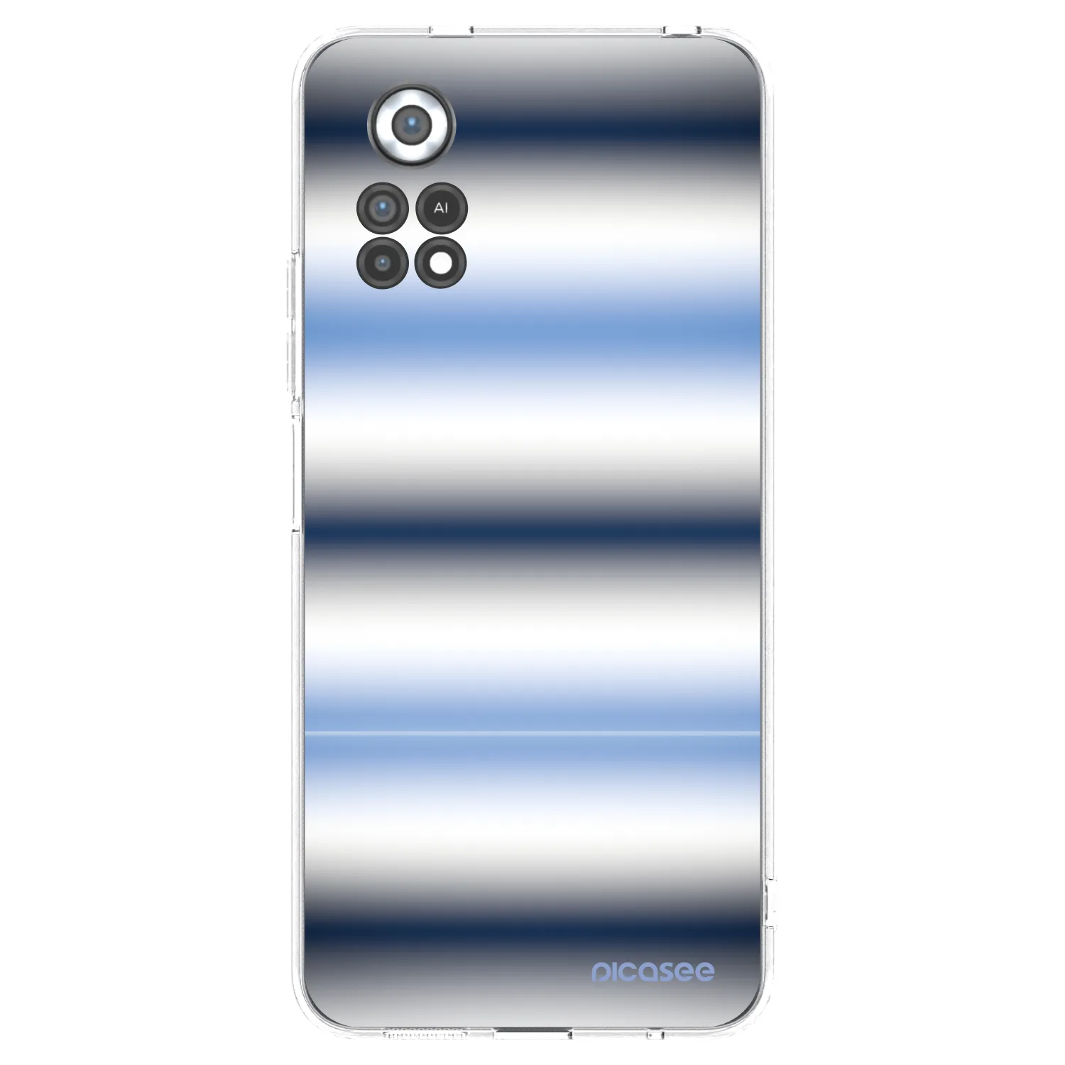 Picasee Xiaomi Poco X4 Pro 5G Hülle - Transparentes Silikon - Static Lines