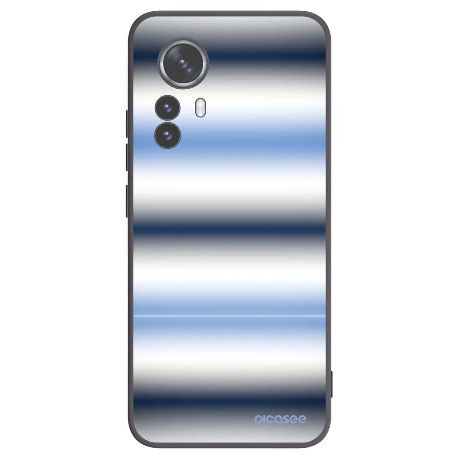 Picasee Xiaomi 12 Pro Hülle - Schwarzes Silikon - Static Lines