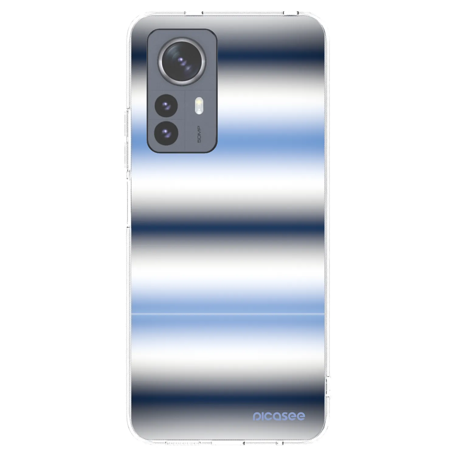 Picasee Xiaomi 12 Pro Hülle - Transparentes Silikon - Static Lines