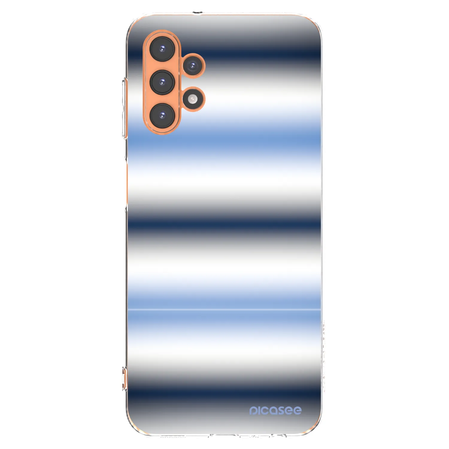 Picasee Samsung Galaxy A13 4G A135 Hülle - Transparentes Silikon - Static Lines