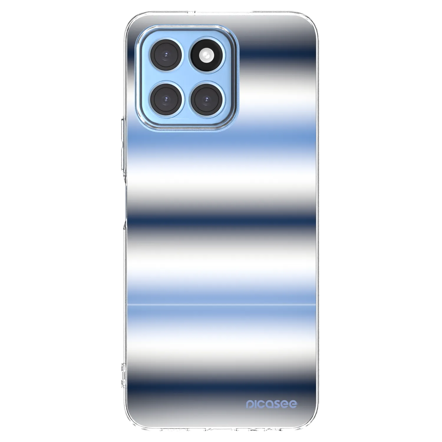 Picasee Honor X8 5G Hülle - Transparentes Silikon - Static Lines