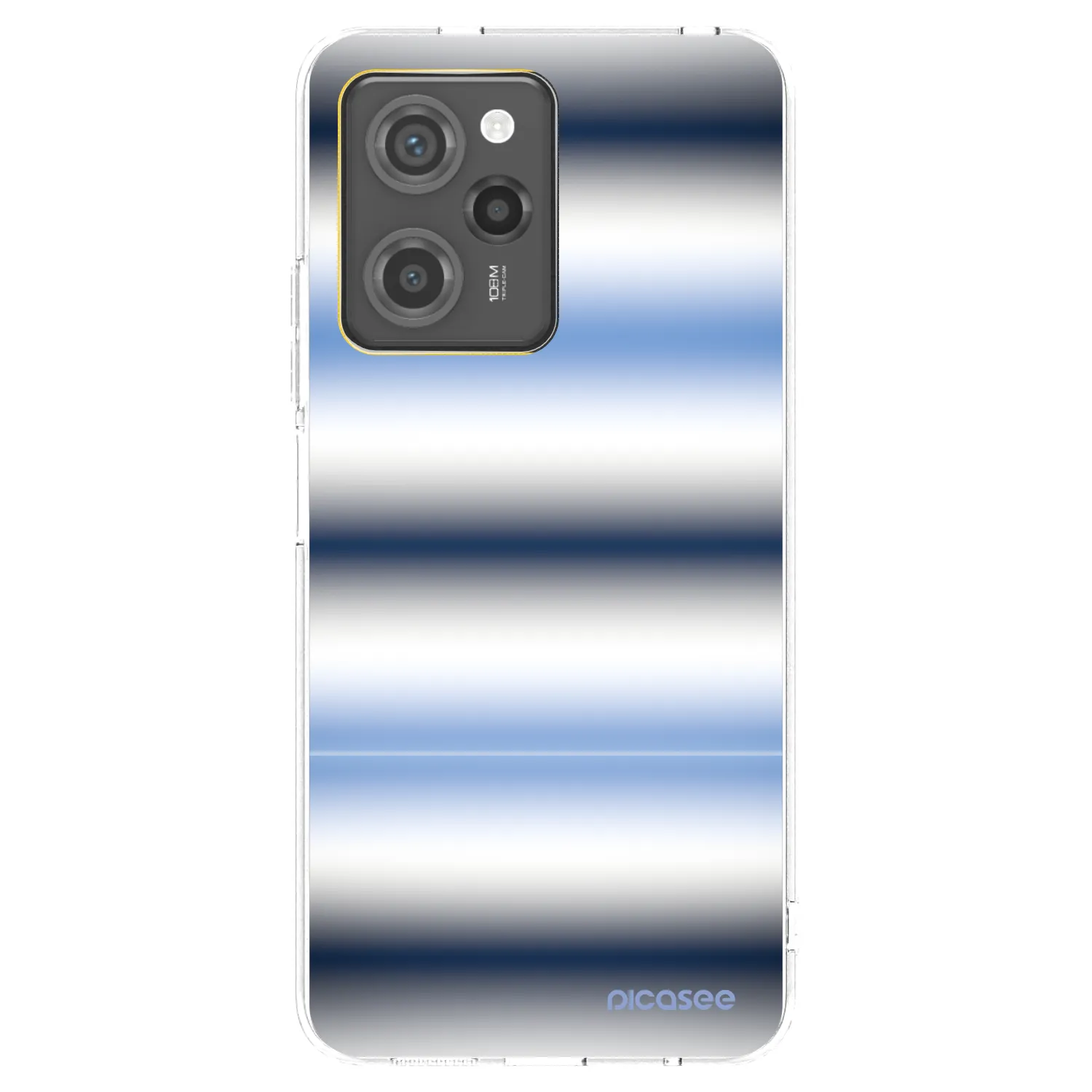 Picasee Xiaomi Poco X5 Pro Hülle - Schwarzes Silikon - Static Lines