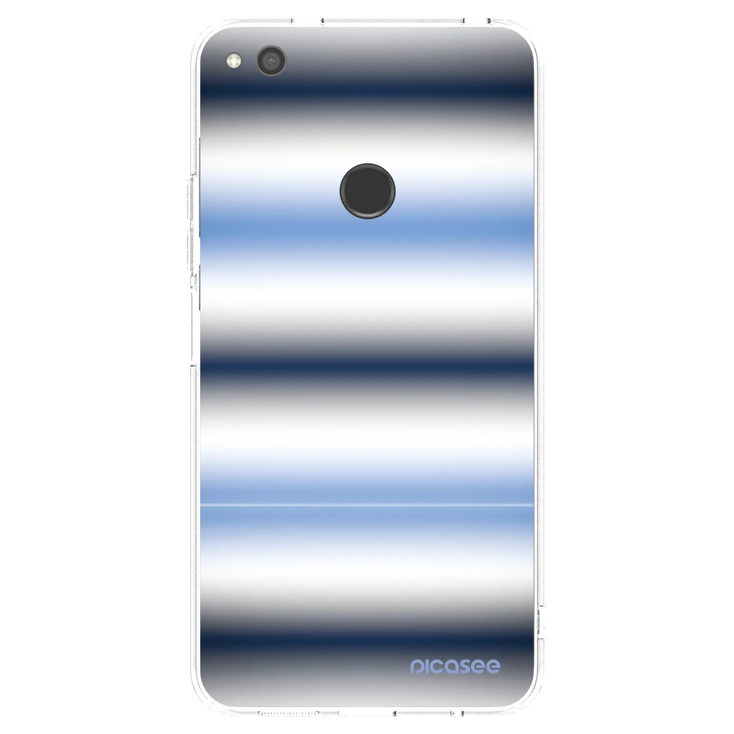 Picasee Huawei P40 Lite E Hülle - Transparentes Silikon - Static Lines