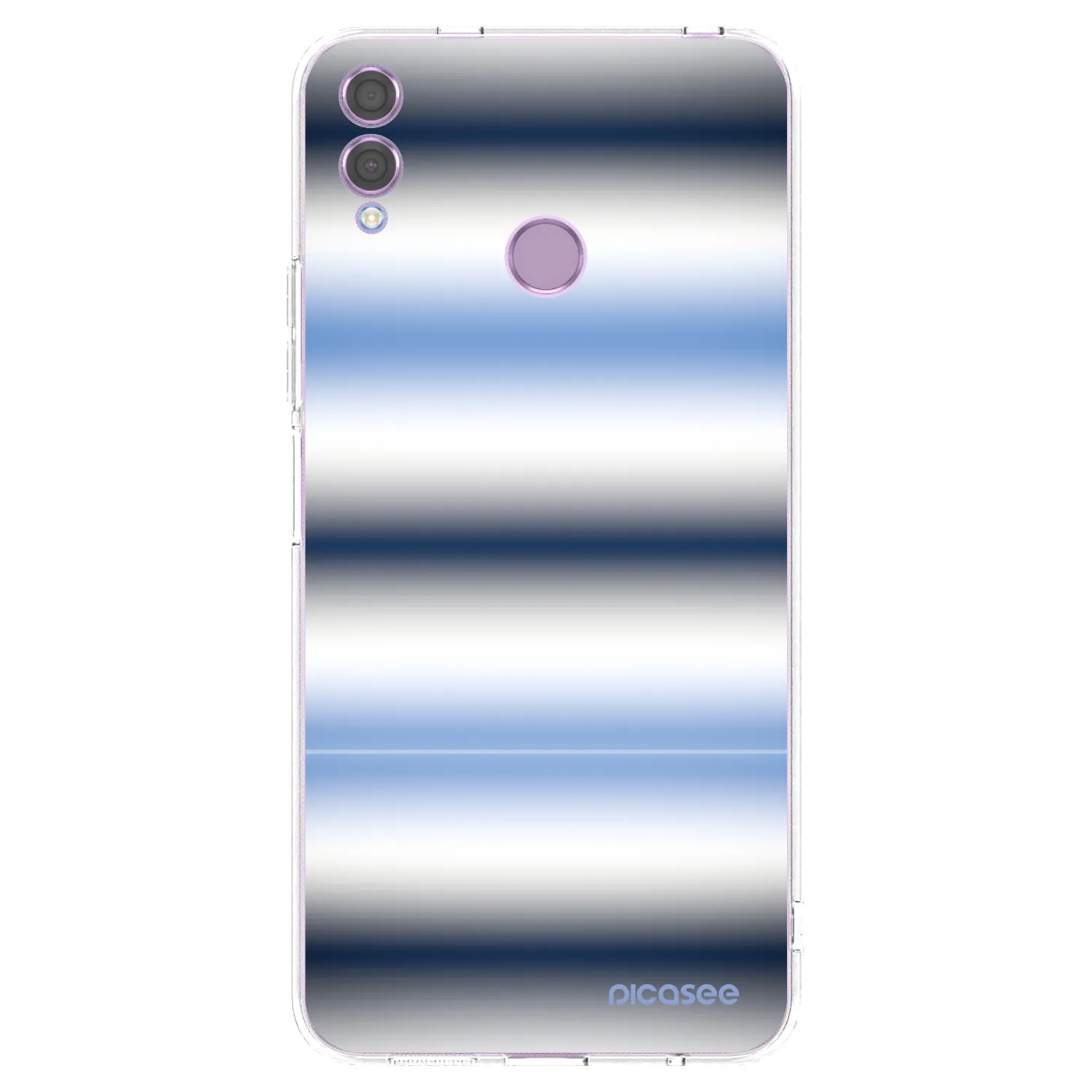 Picasee Honor 8X Hülle - Transparentes Silikon - Static Lines