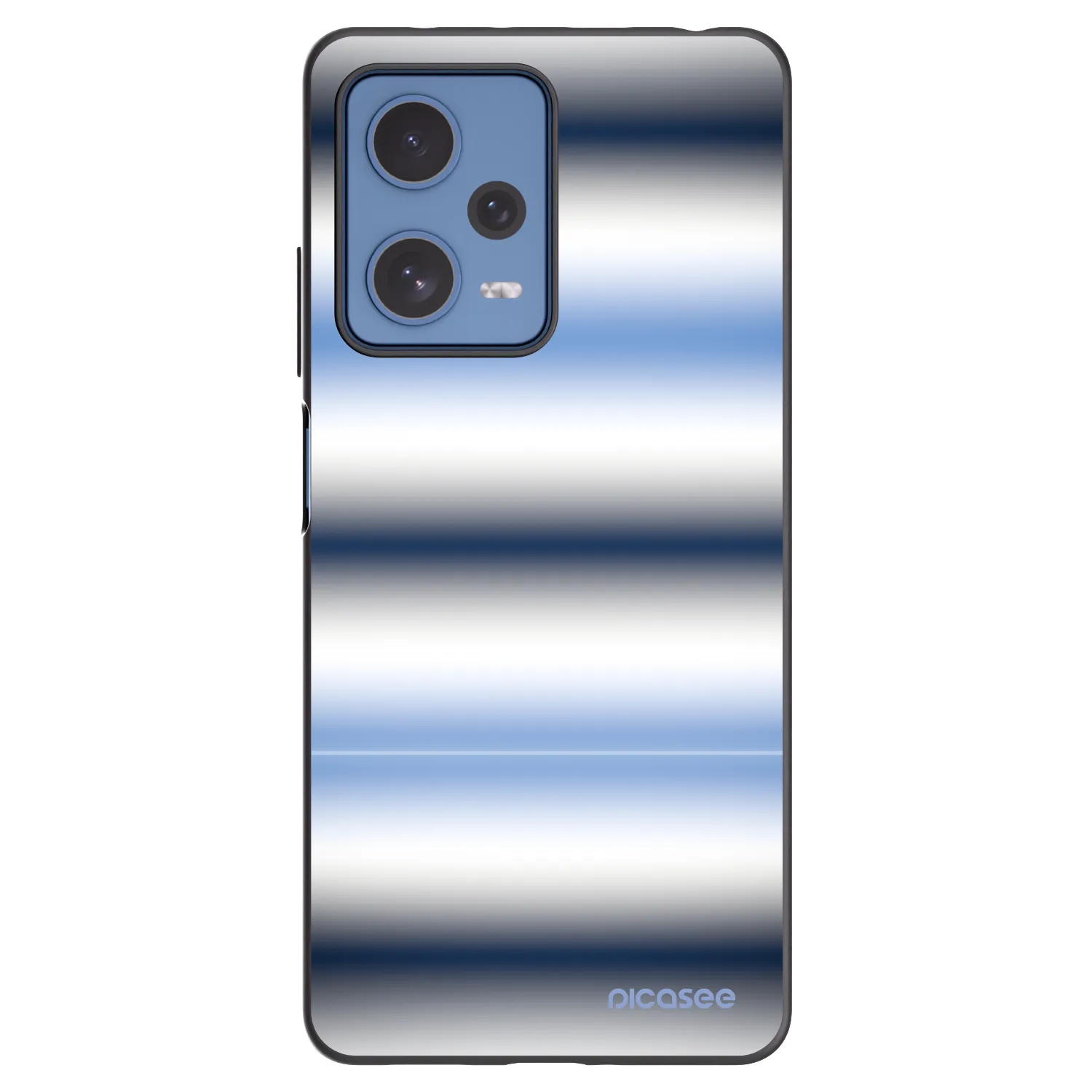 Picasee Xiaomi Redmi Note 12 Pro 5G Hülle - Schwarzes Silikon - Static Lines
