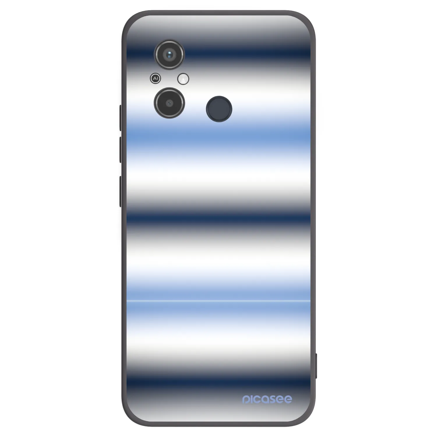 Picasee Xiaomi Redmi 12C Hülle - Schwarzes Silikon - Static Lines