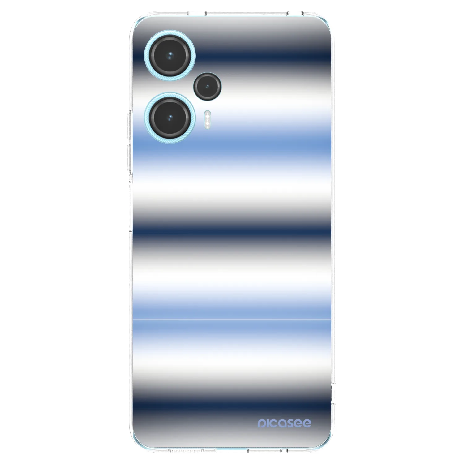 Picasee Xiaomi Poco F5 Hülle - Transparentes Silikon - Static Lines