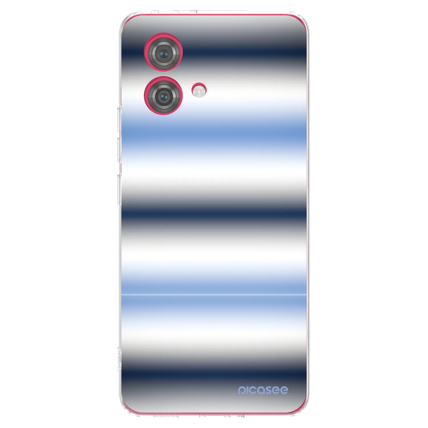 Picasee Motorola Moto G84 5G Hülle - Transparentes Silikon - Static Lines