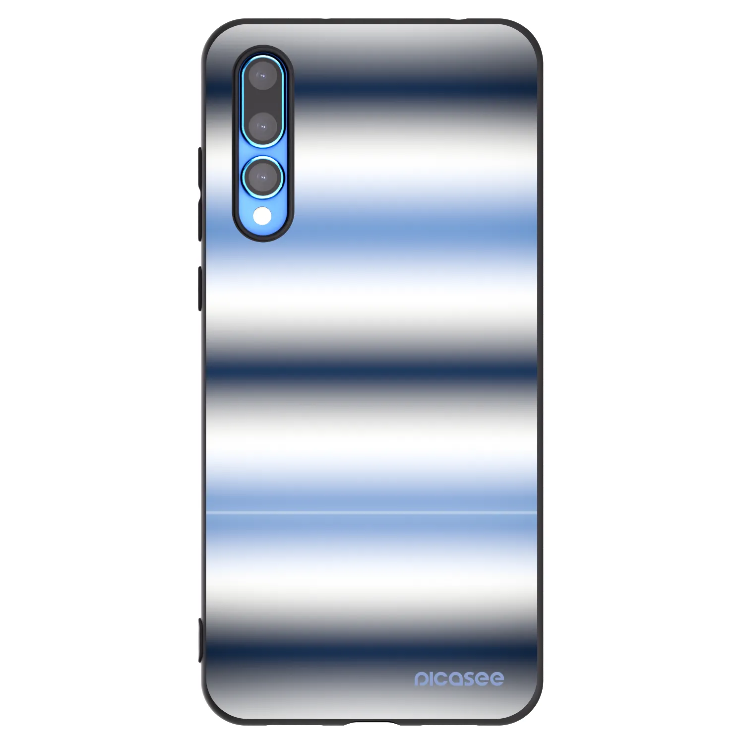 Picasee Huawei P20 Pro Hülle - Schwarzes Silikon - Static Lines