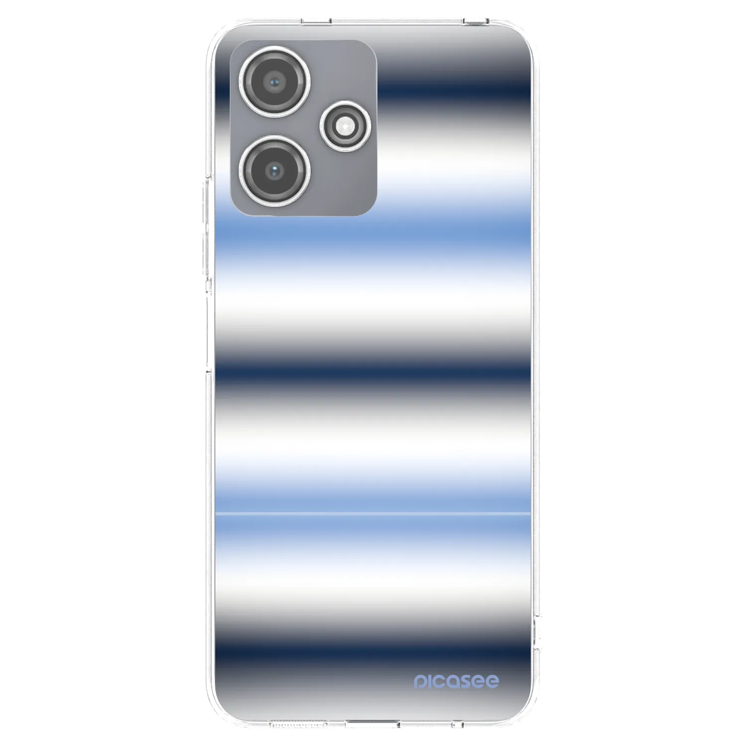 Picasee Xiaomi Redmi 12 5G Hülle - Transparentes Silikon - Static Lines