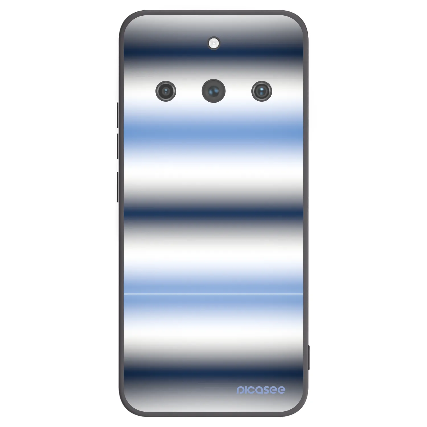 Picasee Realme 11 Pro+ Hülle - Schwarzes Silikon - Static Lines