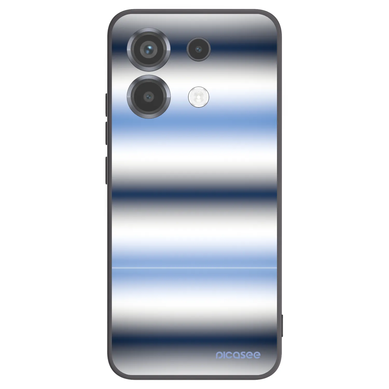 Picasee Xiaomi Poco X6 Hülle - Schwarzes Silikon - Static Lines