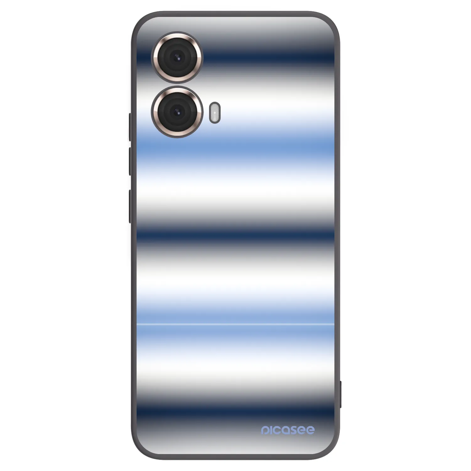 Picasee Motorola Moto G85 Hülle - Schwarzes Silikon - Static Lines