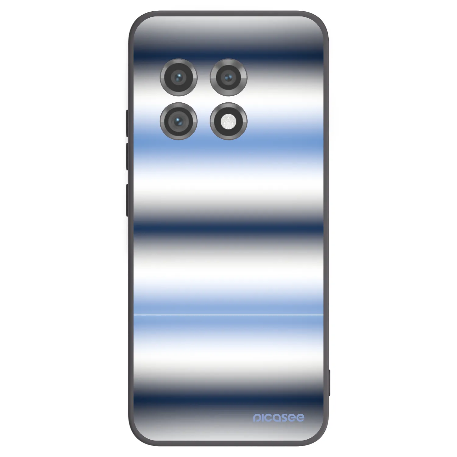 Picasee OnePlus 11 5G Hülle - Schwarzes Silikon - Static Lines