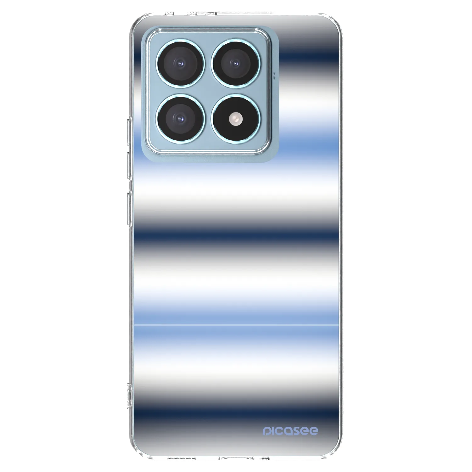 Picasee Xiaomi 14T Pro Hülle - Transparentes Silikon - Static Lines