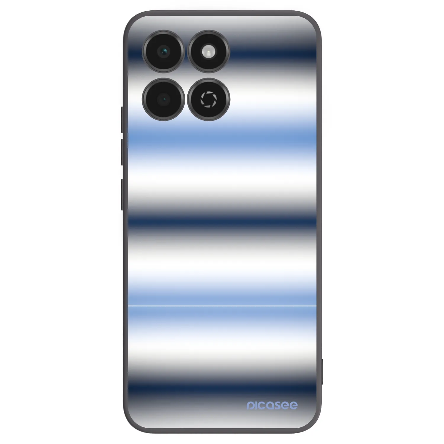 Picasee Honor 200 Smart 5G Hülle - Schwarzes Silikon - Static Lines