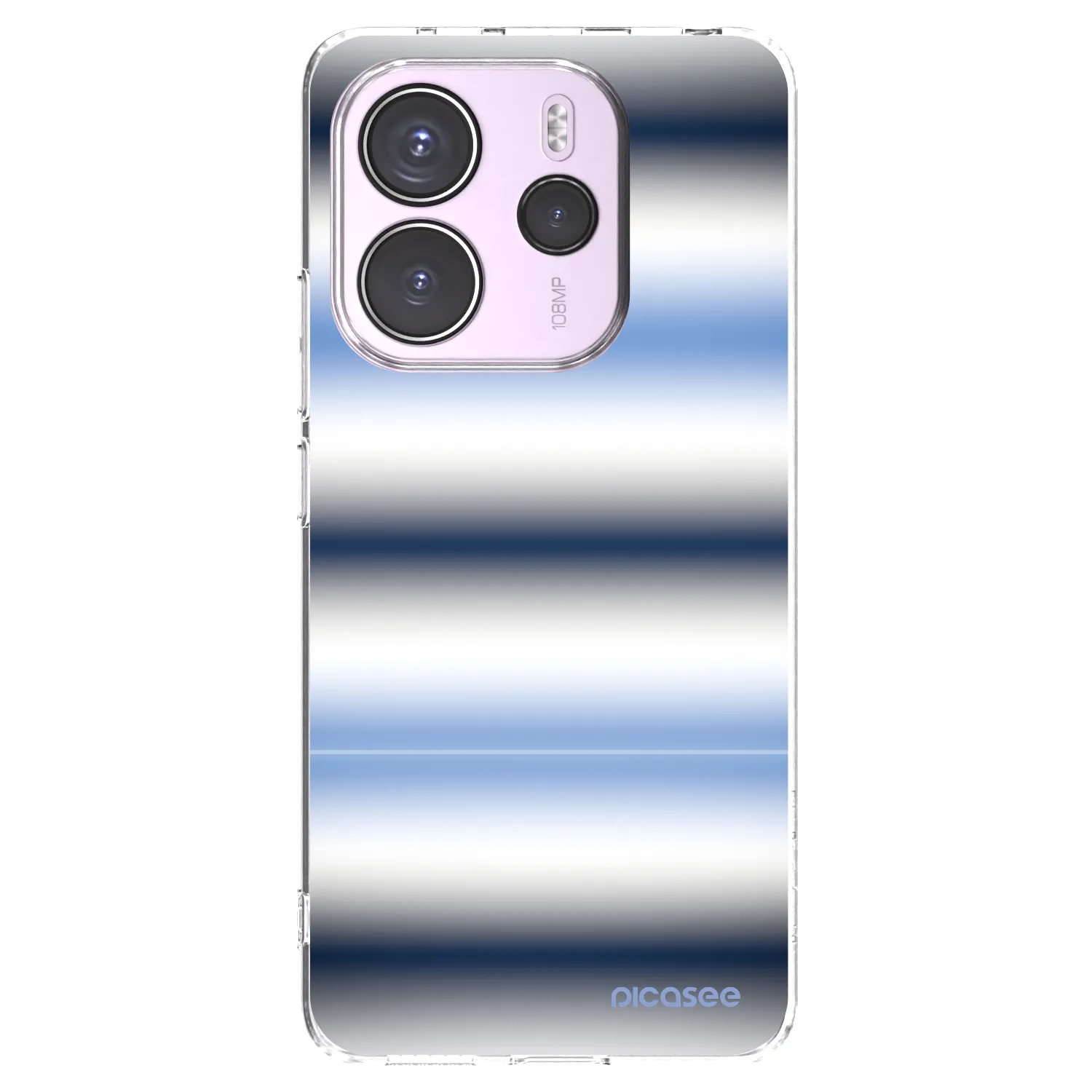 Picasee Xiaomi Redmi Note 14 4G Hülle - Transparentes Silikon - Static Lines