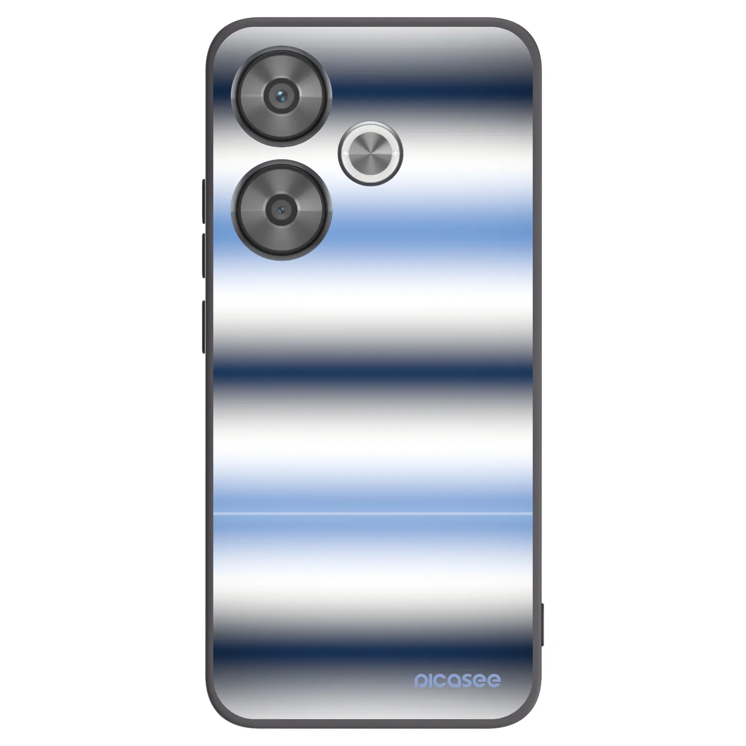 Picasee Xiaomi Poco F6 Hülle - Schwarzes Silikon - Static Lines