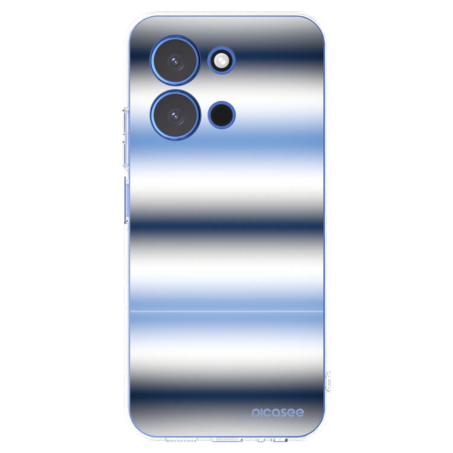 Picasee Xiaomi Redmi 15C 4G Hülle - Transparentes Silikon - Static Lines