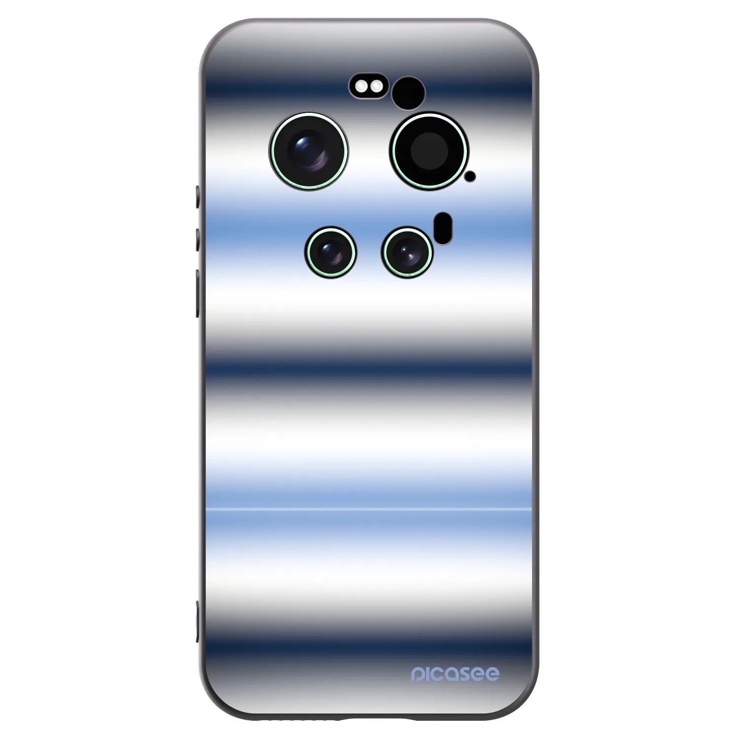 Picasee Xiaomi 17 Ultra Hülle - Schwarzes Silikon - Static Lines