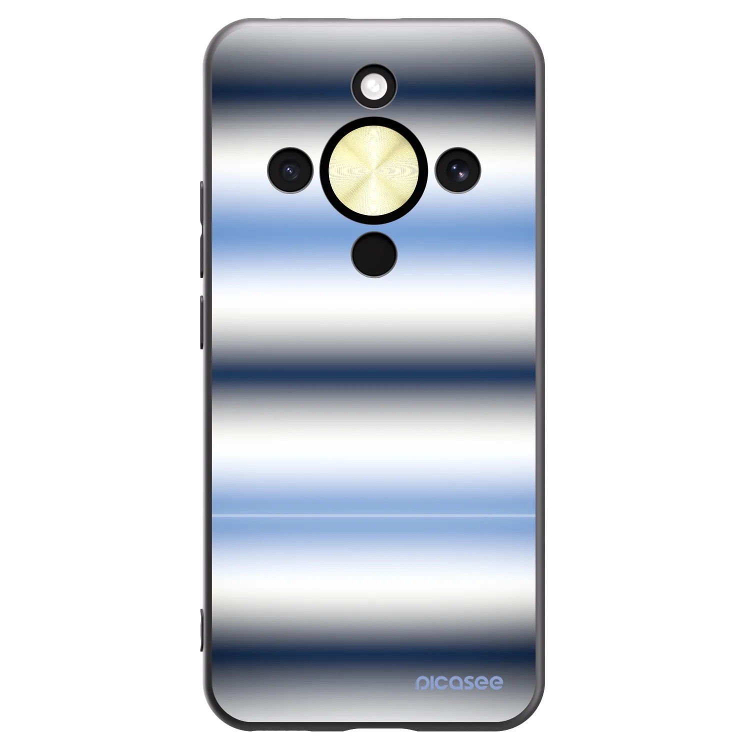 Picasee Honor Magic8 Lite 5G Hülle - Schwarzes Silikon - Static Lines