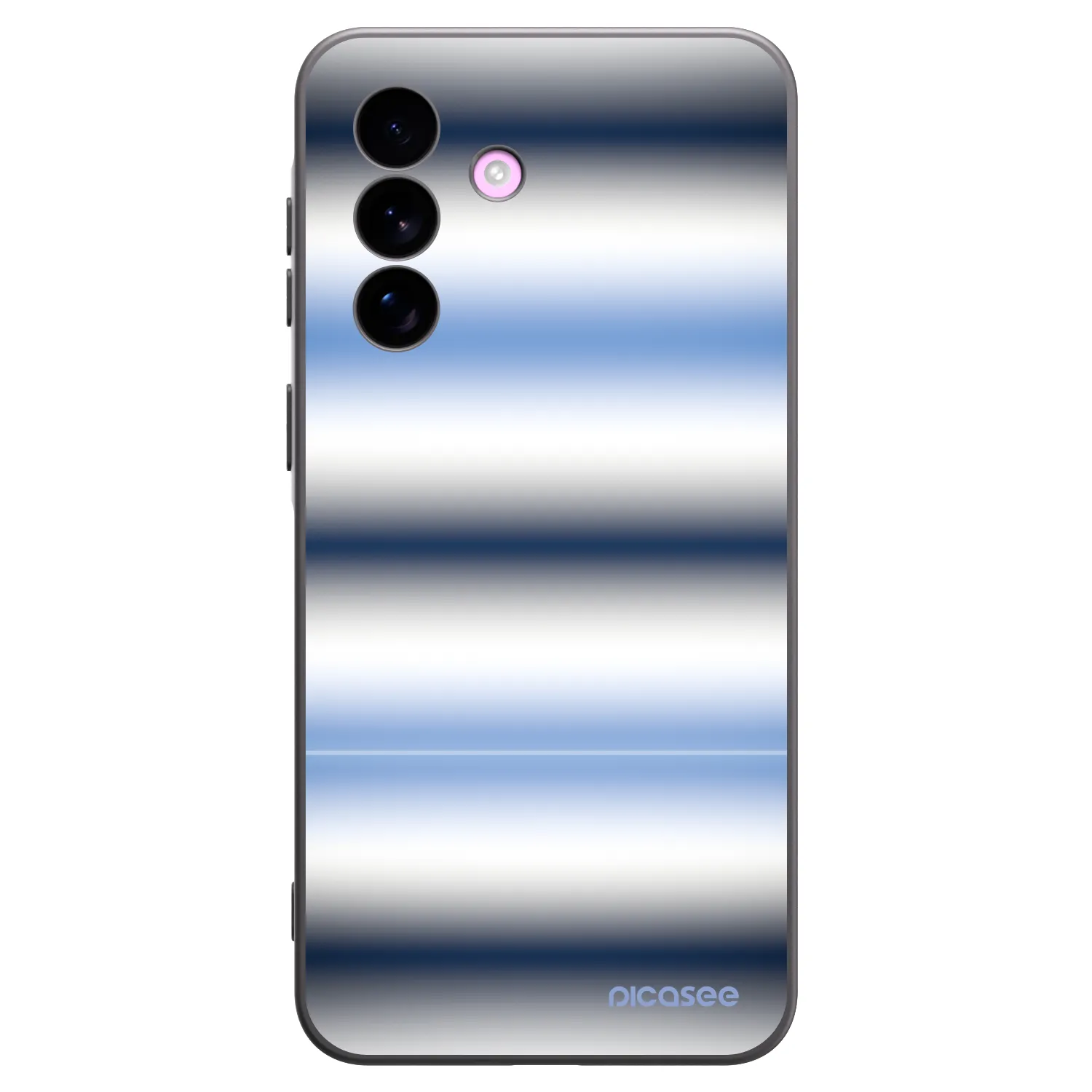 Picasee Samsung Galaxy A57 5G Hülle - Schwarzes Silikon - Static Lines